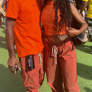 SHIÉC. Furry cropped top